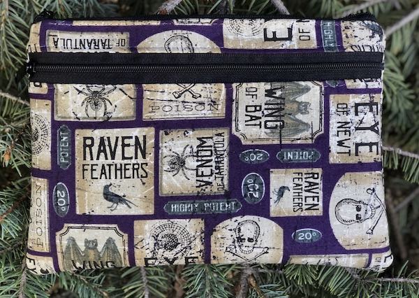 Apothecary Labels clutch, smart phone wallet, mini shoulder bag, iPhone, smart phone wallet, The Wisteria
