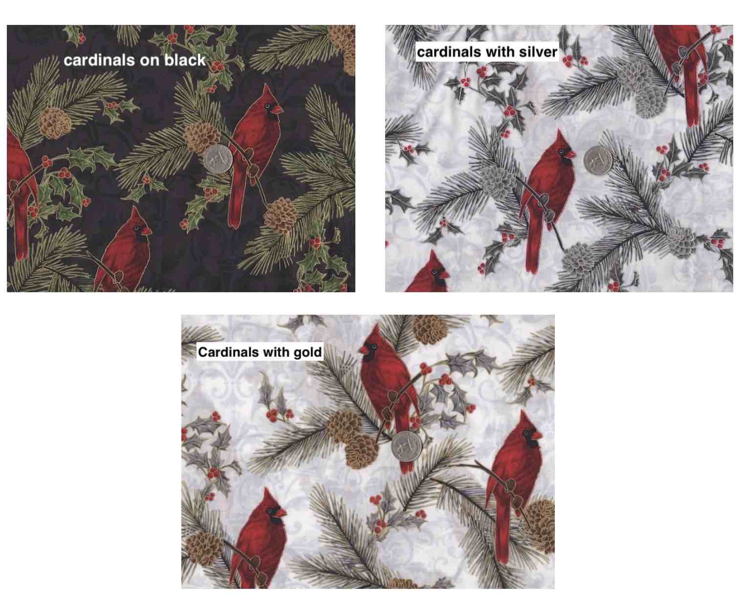 cardinals reusable gift bag