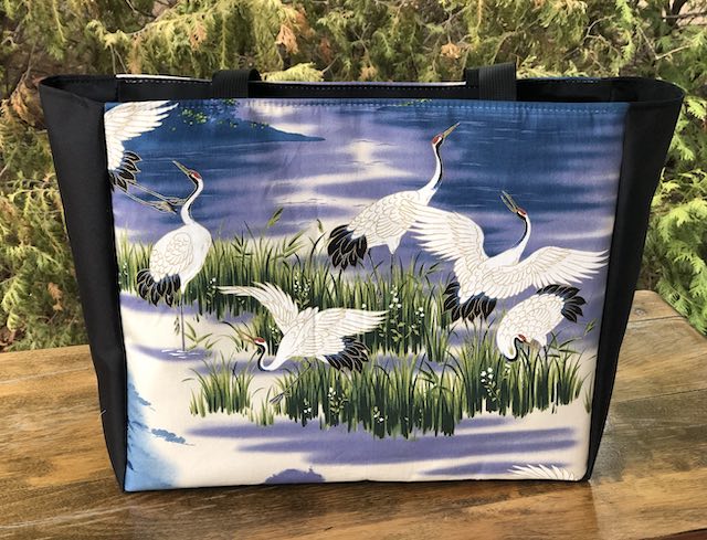 Crane Dance Fauna Deep Tote Crane Dance Fauna Deep Tote