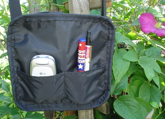 Crossbody hipster shoulder bag with inside pockets