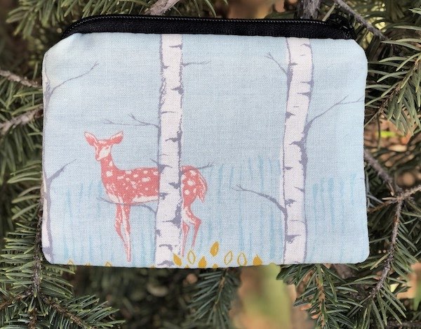 Deer in the Forest coin purse, The Raven
