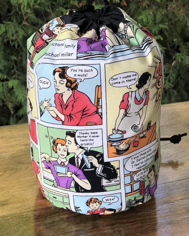 Dysfunctional Family SueBee Round Drawstring Bag Dysfunctional Family SueBee Round Drawstring Bag