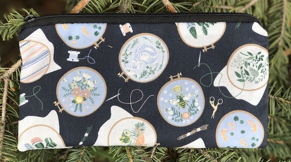 Embroidery Hoops Deep Scribe pen and pencil case