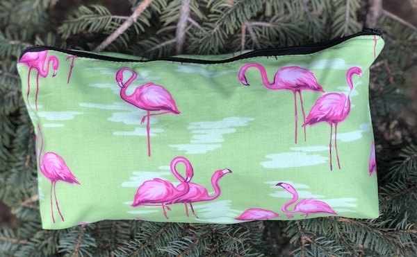 Flamingos Large Zini Flat Bottom Bag