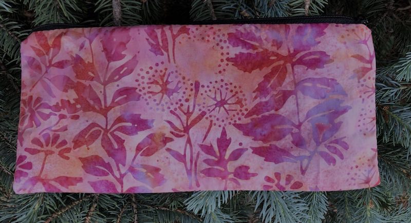 Pink flowers batik case for 8