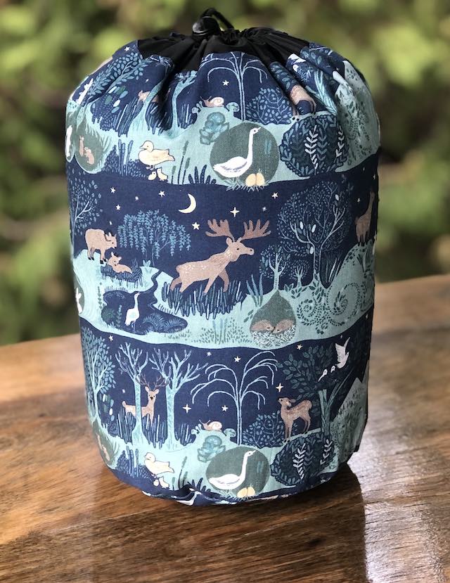 Forest Fable SueBee Round Drawstring Bag Forest Fable SueBee Round Drawstring Bag