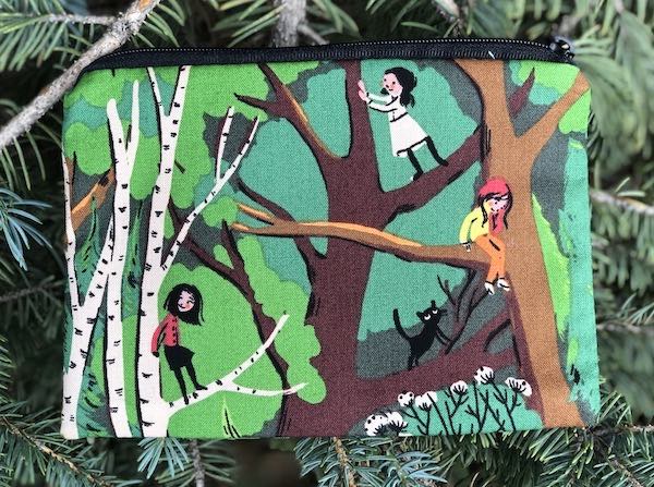 Girls in Trees Goldie zippered bag #1