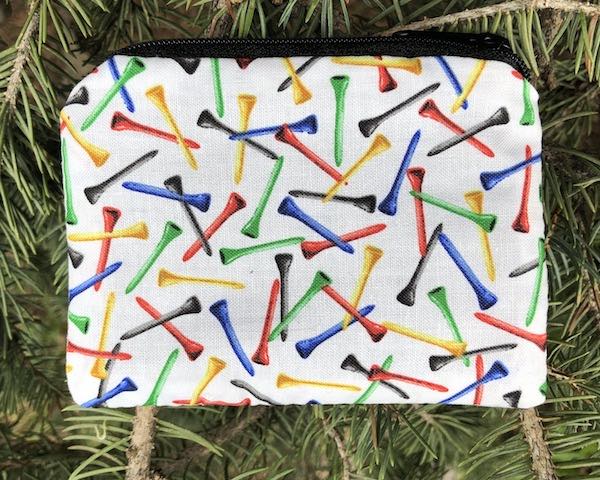 Gift for golfer, tee ball marker pouch