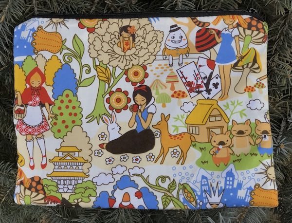 Kawaii Fairy Tales Supa Scribe extra large pencil case or makeup bag