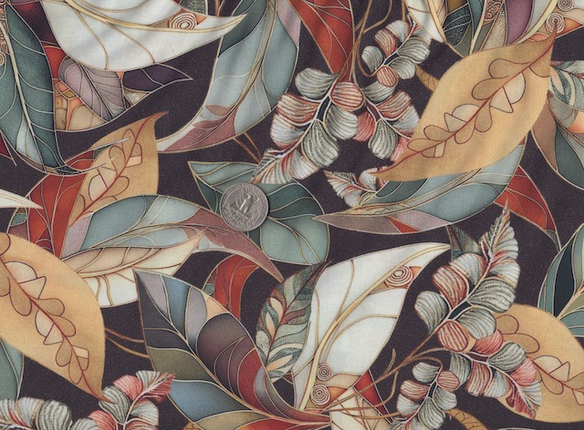 pretty leaves fabric for solft carry case for mahjong racks with tile bag