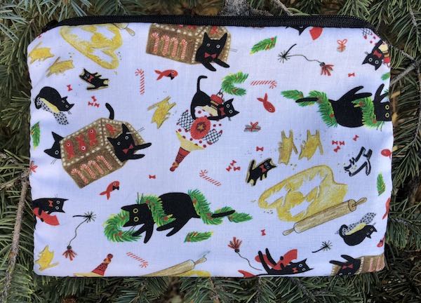 Meow-y and Bright zippered bag, The Scooter