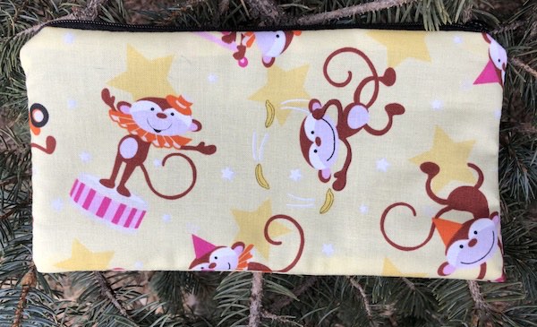 cute monkeys kids pencil case