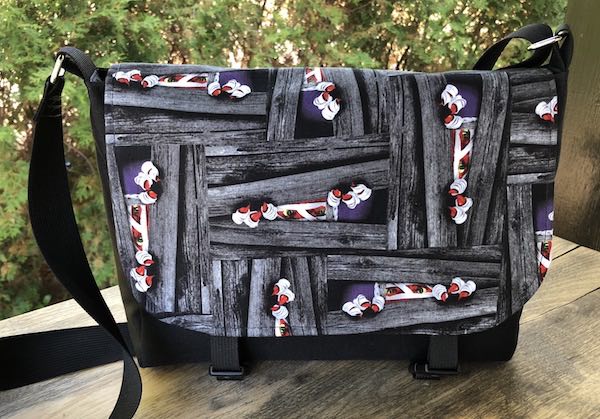 Spooky mummy mini messenger bag