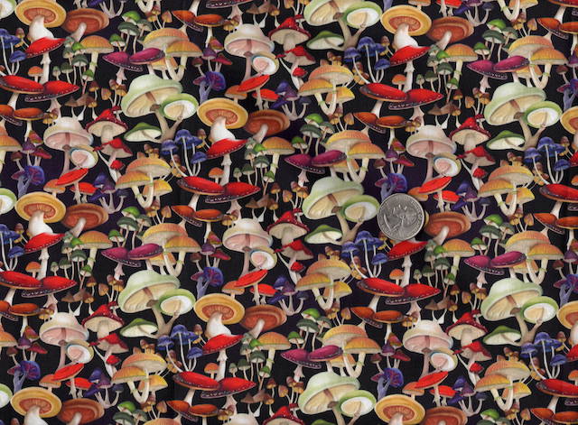 mushrooms soft tote for mahjong racks with tile bag