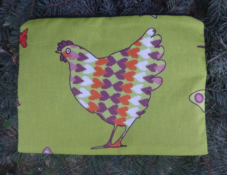 Chickens case for mahjong card and coins