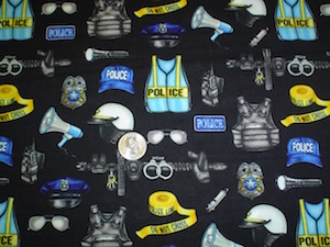 police equipment coin purse