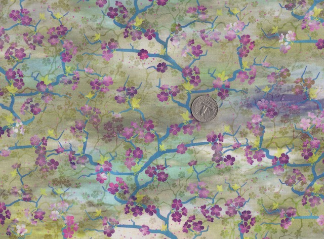 Cherry Blossoms soft sided case for mahjong racks with matching tile bag