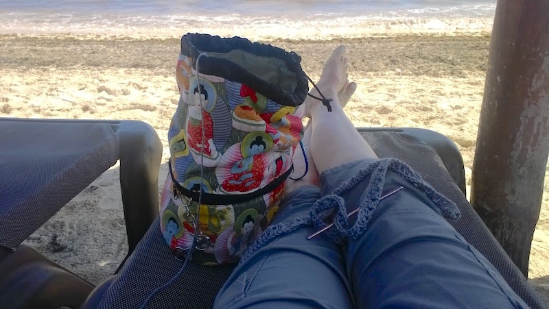 Knitting bag in Cancun