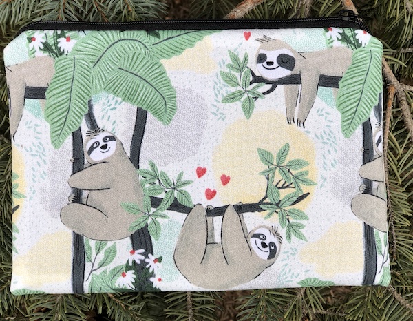 Sloth Love zippered bag, The Scooter