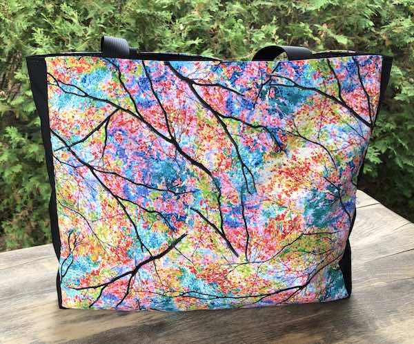 Spring trees tote bag