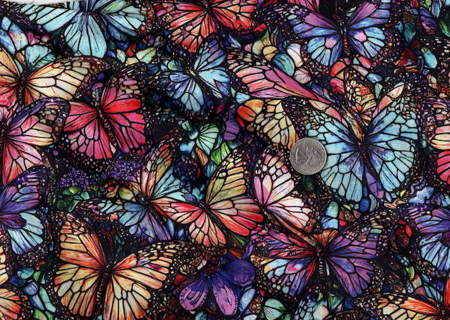 Pretty butterflies custom made soft sided mahjong tote and tile bag
