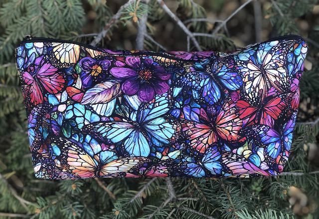 Whispering Wings Large Zini Flat Bottom Bag Whispering Wings Large Zini Flat Bottom Bag