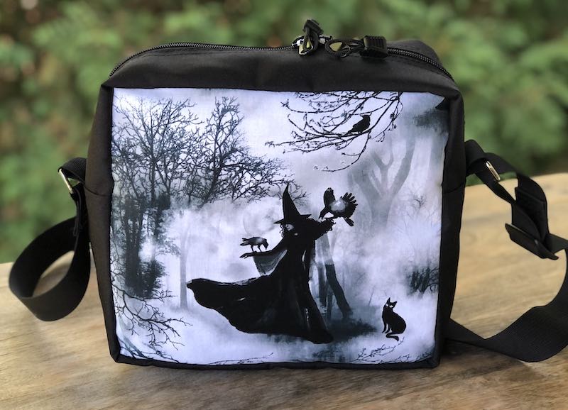 Witches shoulder crossbody bag