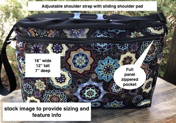 Zoe's Bag Boutique XL travel shoulder bag boutique style