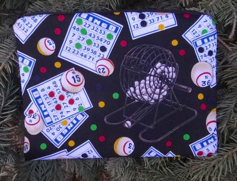 Bingo zippered gift bag