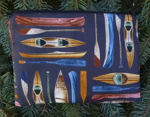 canoes zippered bag