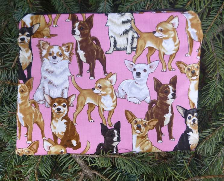 Chihuahua mahjong card and coin case