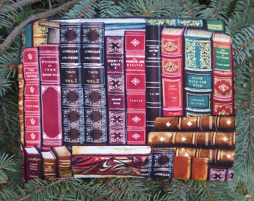 books mahjongg card and coin purse