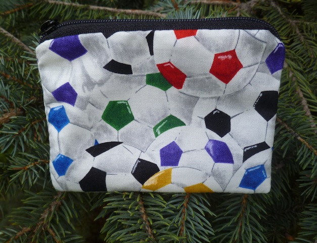 soccer ball coin purse