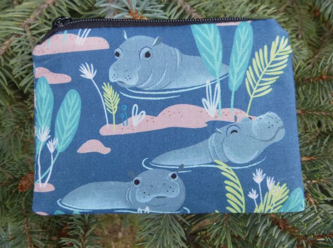 hippos coin purse