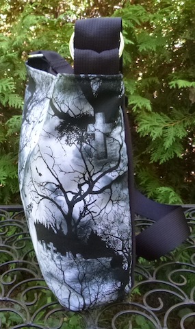 crow and graveyard purse