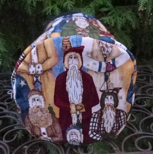 Santa drawstring bag for Mahjong, Rummikub Scrabble tiles