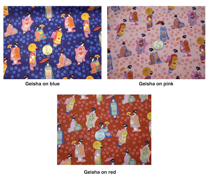 Geisha flat bottom bag for mahjong tiles pick your color