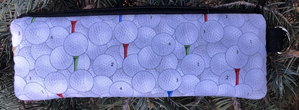 golf balls padded glasses case