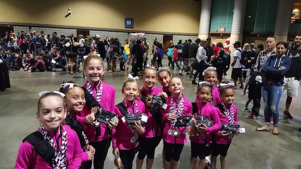 gymnastics zippered bags gifts