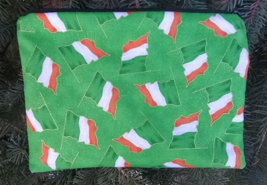 Irish flags makeup bag accessory bag