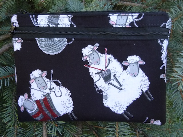 knitting sheep notions case