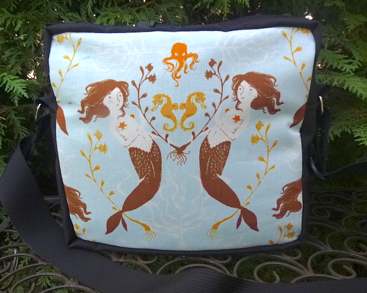 Mendocino mermaids shoulder bag