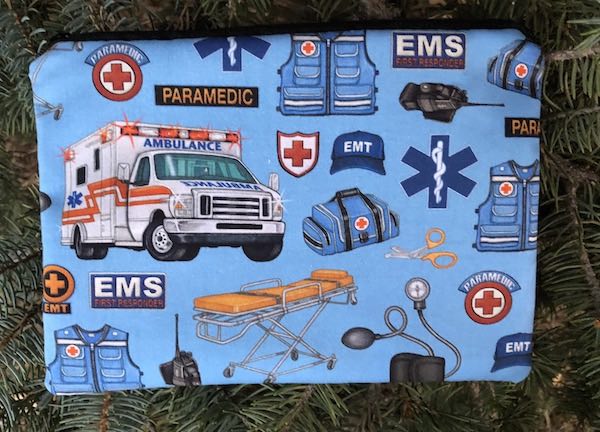 Paramedics zippered bag