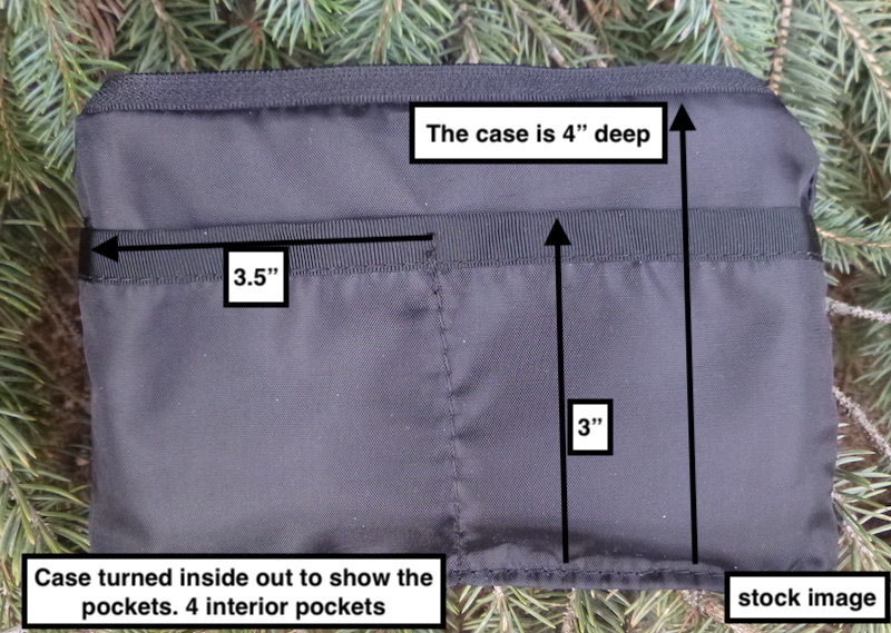 Padded case with pockets for essential oils