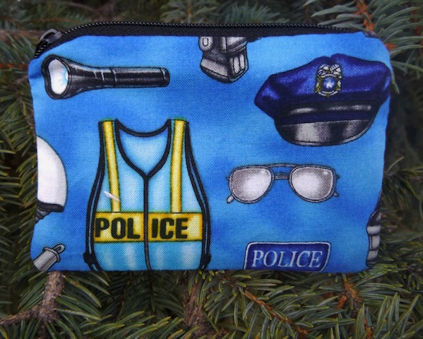 police equipment coin purse