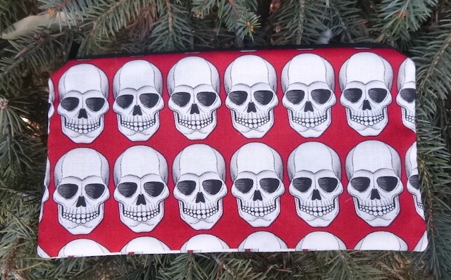 robo skulls pencil case 