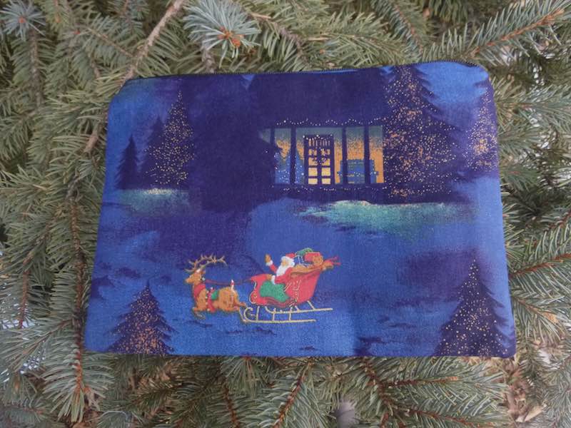 Santa reusable Christmas gift bag
