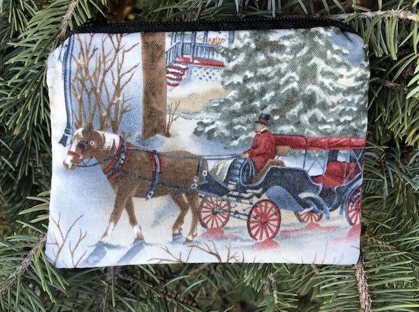 Victorian winter coin purse