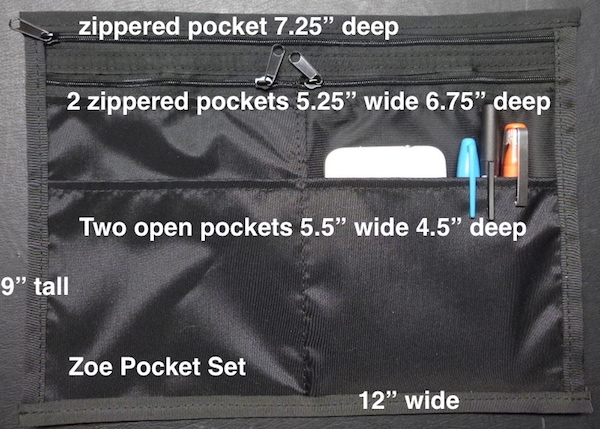 messenger bag with organzing pockets inside