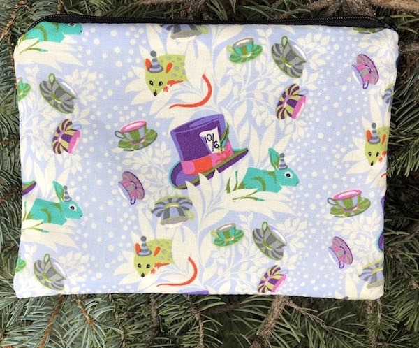 It's 6 PM Somewhere zippered bag, The Scooter, Curiouser and Curiouser